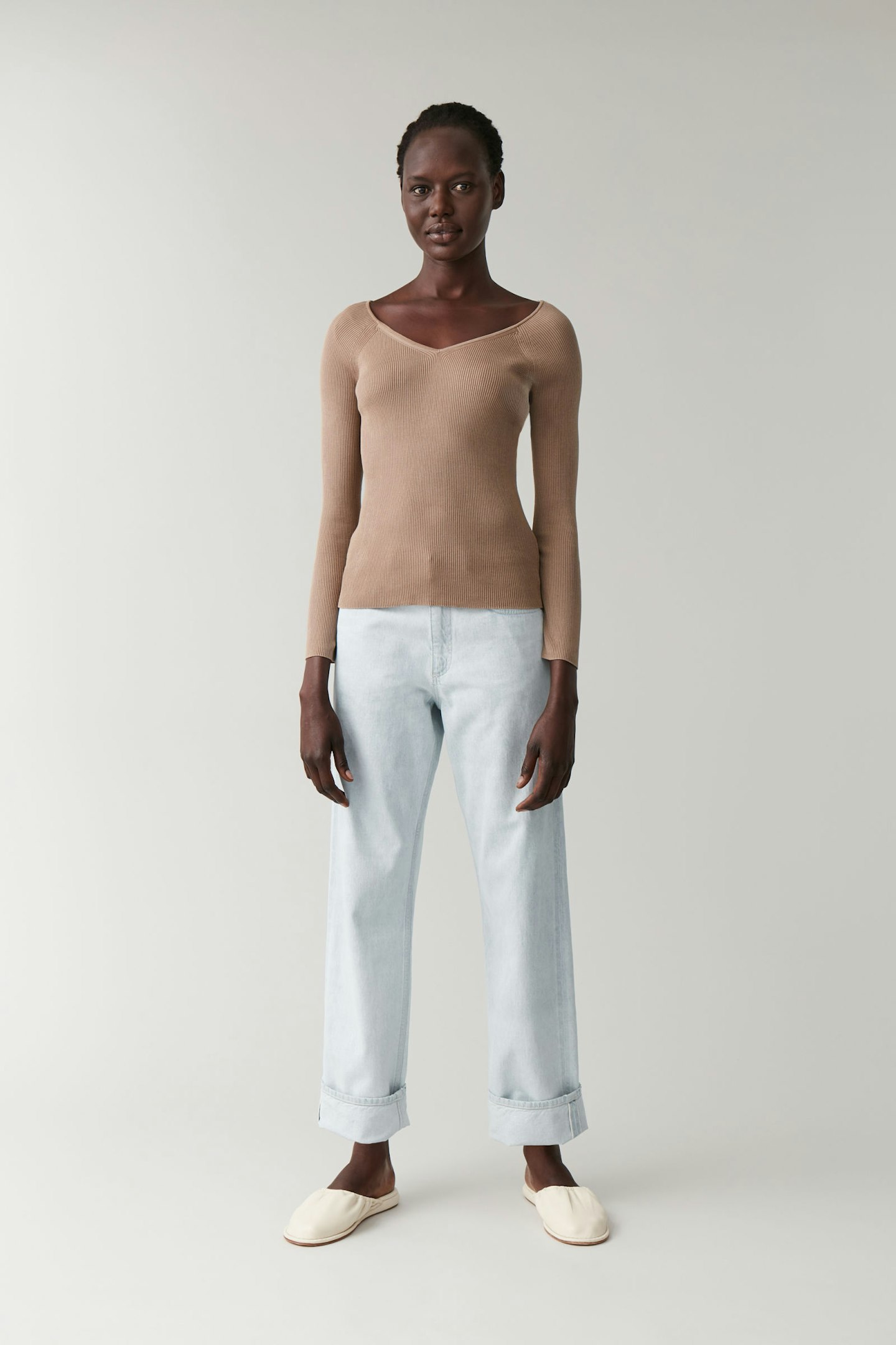 Cos straight leg jeans top